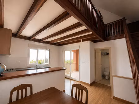 pointe des châteaux - superbe t2 en duplex avec vue mer