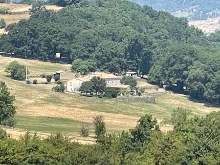 entre dieulefit et bourdeaux - ancienne ferme rénovée sur 13 hectares avec vue panoramique