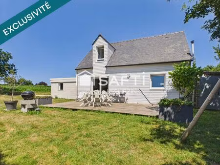 maison plouezoc'h 85m²  4 pièces  3 chambres.