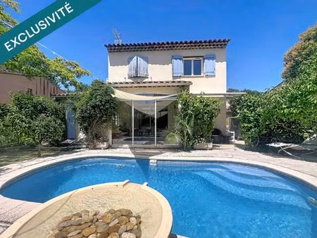 la roquette sur siagne : villa 3 chambres + piscine