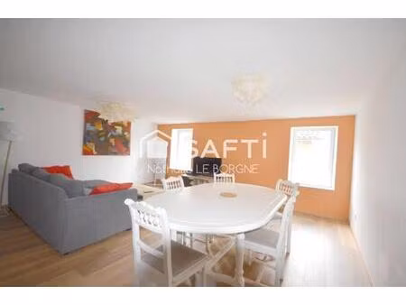 joli appartement t4 en duplex meublé