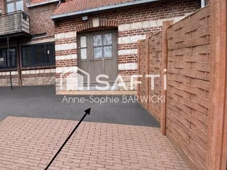 appartement de 63m² rénové vendu loué à meurchin