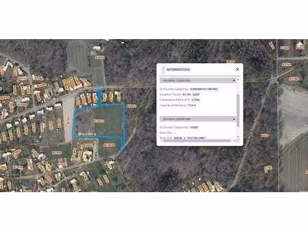 opportunité promoteur : terrain de 17296 m² à malonne