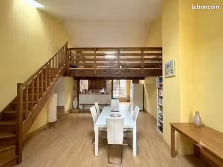 duplex de charme avec terrasse et cour privative