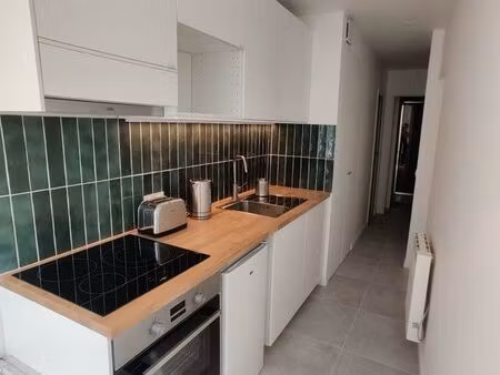 appartement meublé 38m2 - rénové - centre ville soissons