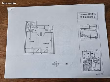 t2 meublé acigné