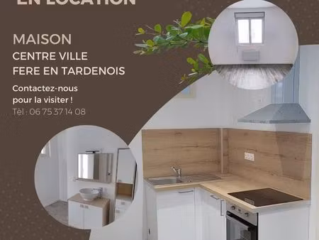 maison à louer fere en tardenois