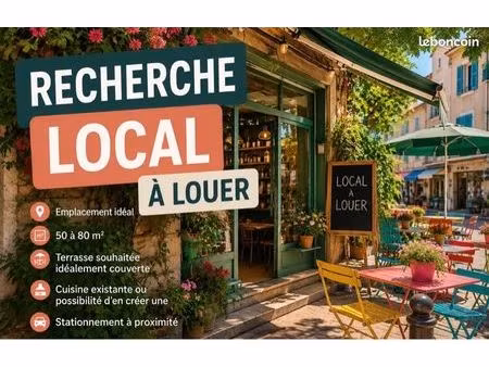 recherche  local commercial