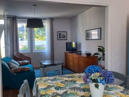 maison meublée avec jardin clos de sept à juin