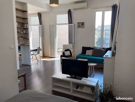 studio loft meublé 40m2 marseille centre