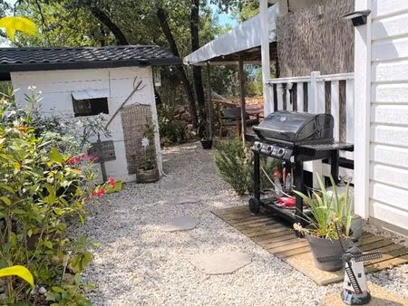 mobil-home 30m2 sur parcelle