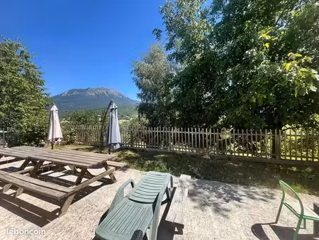 maison t5 | 120m² + vaste terrasse |parcelle 1000m² | vue dégagée | ubaye serre poncon | p
