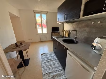 appartement studio meublé 25m2 avec balcon et place de parking - proche frontière suisse