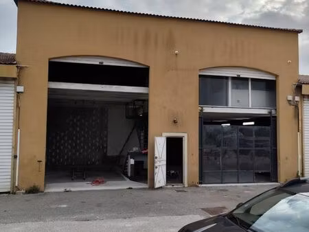 location garage professionnel 90m2 rdc+90m2 mezzanine