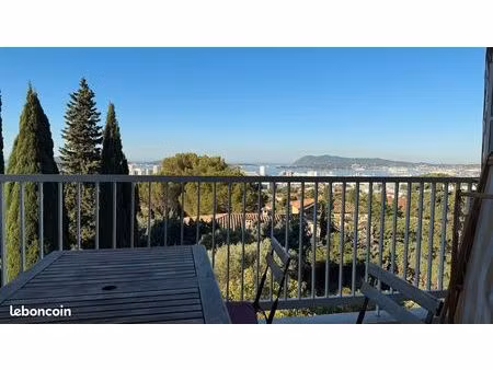 toulon location meublée t3 vue panormique bail mobilité ou étudiant