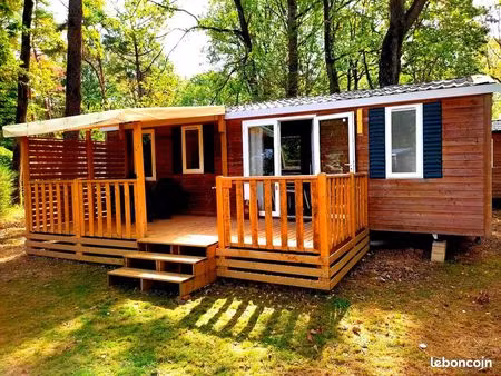 à vendre – mobil-home irm super cordelia 3 chambres – camping le parc des roches (91530 sa