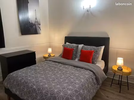 meublé tout confort lumineux f2 au coeur du centre-ville tout à moins de 5minutes à pied d