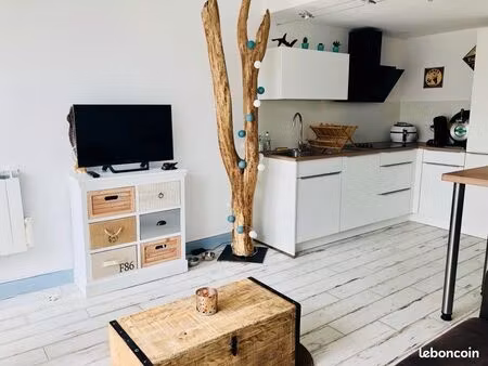 appartement rdc 2 pièces sur marina avec ponton