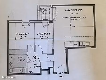 appartement 3p