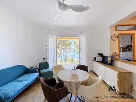 appartement 3 pièces avec vue mer à saint cyr sur mer - la madargue