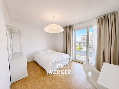 grand 2p meublé esplanade - idéal colocation
