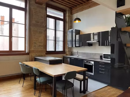 location meublée appartement 2 pièces 68.34 m² à lyon 4ème (69004)  1 371 €