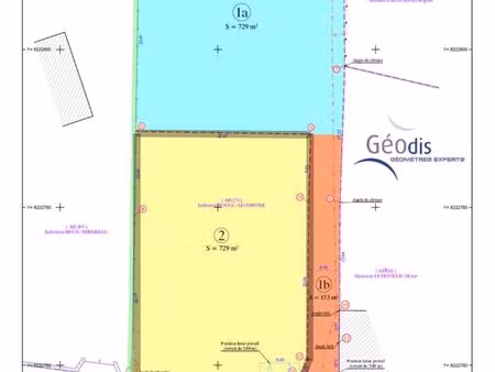 titre : beau terrain à bâtir 729 m² — verson — exposition sud  secteur recherché