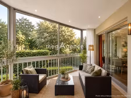 le chesnay – 5 pièces avec 3 chambres  loggia  parking  cave