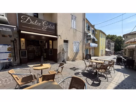 fonds de commerce glacier 36m2 avec terrasse