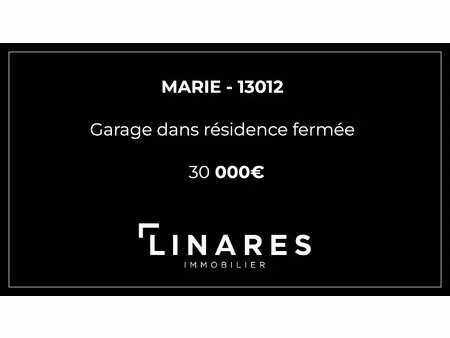 marie - garage fermé de 15m2 - 13012