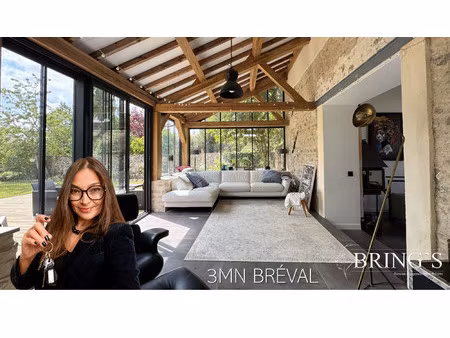 exclusivité - 3mn bréval - maison atypique - grange rénovée