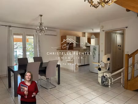 herault - meze (34140) - villa t4 - 90m2 - jardin - garage
