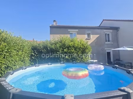 maison rénovée à vendre 4 chambres  jardin  piscine et dépendance à bras sur meuse