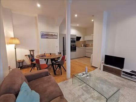 appartement - rdc - 65 34 m2 - 2 pièces - meublé