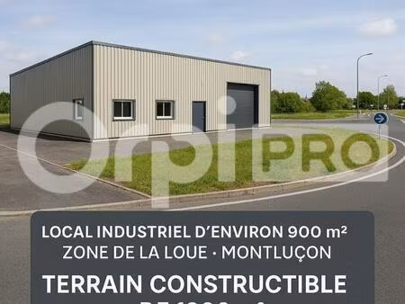vente local d’activités montlucon 03100 886m²