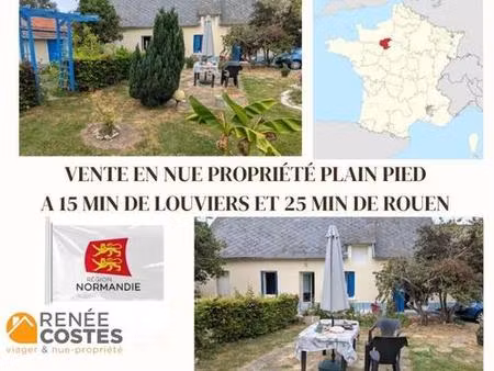 vente en nue propriété - f76 ans - louviers (27400)