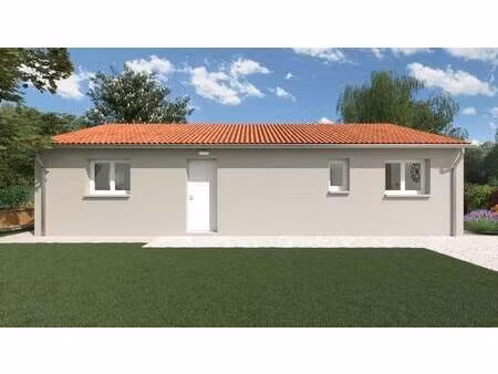 terrain avec maison neuve à vendre