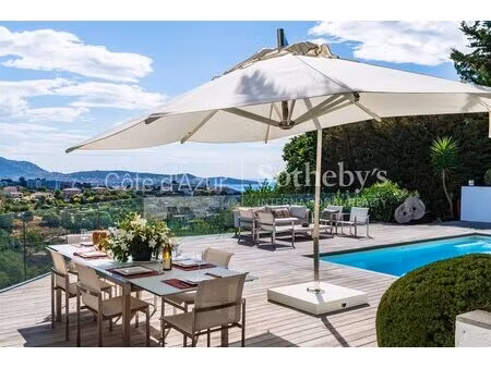 nice fabron  villa contemporaine avec vue mer panoramique  pisci