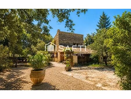 investissez au cœur du luberon : mazet avec terrain constructible de 5 250 m² à gordes.