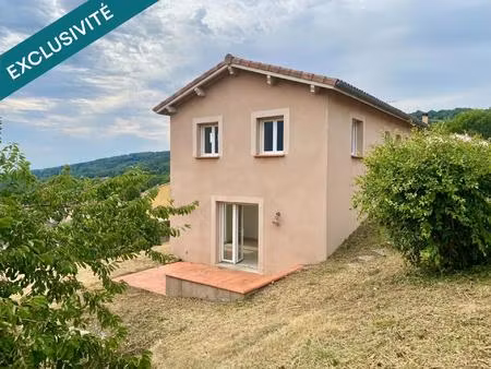 maison 3 chambres  garage et jardin attenant