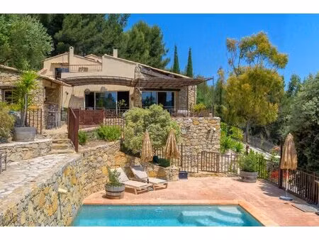 vente - la cadière-d’azur - villa d'exception - vue mer et campagne