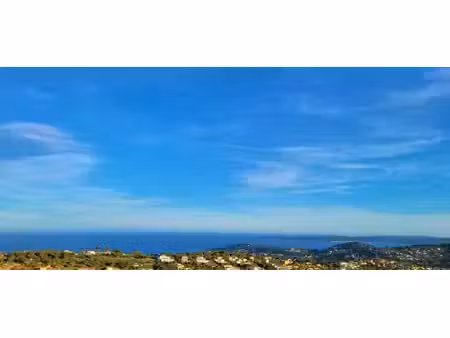 terrain 3129 m² plein sud vue mer panoramique