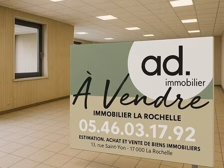 achat local commercial 131m² la rochelle 17000