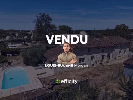 vente maison 6 pièces 175 m² à gizay (86340)  189 500 €