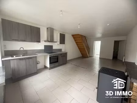 location maison 3 pièces 55m² avesnes sur helpe 59440