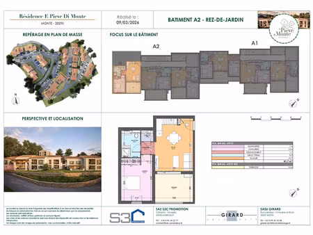 vente appartement 2 pièces 42 m² vescovato (20215)