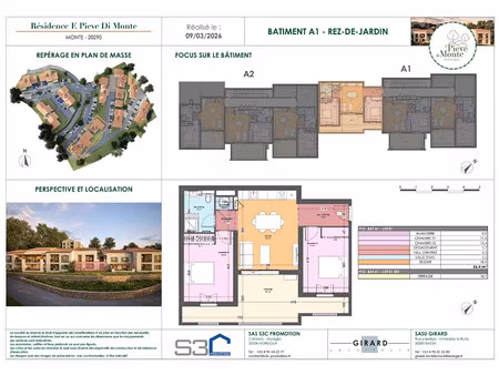 vente appartement 3 pièces 56 m² vescovato (20215)