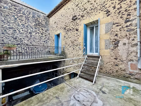 maison vigneronne avec grand garage - cour intérieure et dou