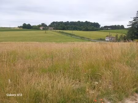 terrain à bâtir à mortiers (17500)