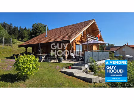 chalet 6 pieces avec terrain et garages
